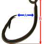 Charlie Brown Circle Hooks - 5 PACKS