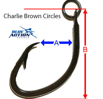 Charlie Brown Circle Hooks - 5 PACKS