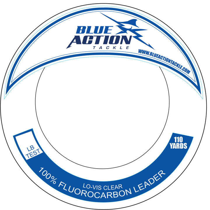 Blue Action Tackle Fluorocarbon - 12lb to 100lb Hand and Small Spools